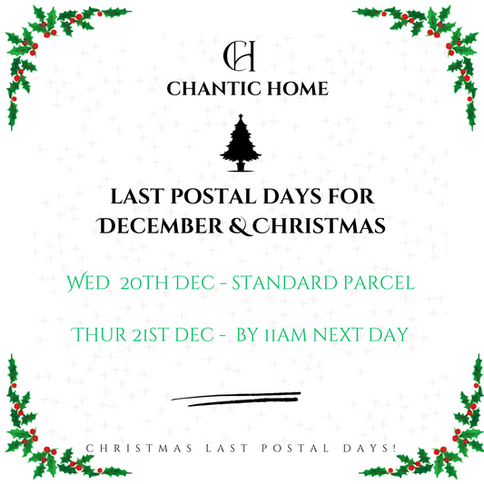 Last Postage days in December!