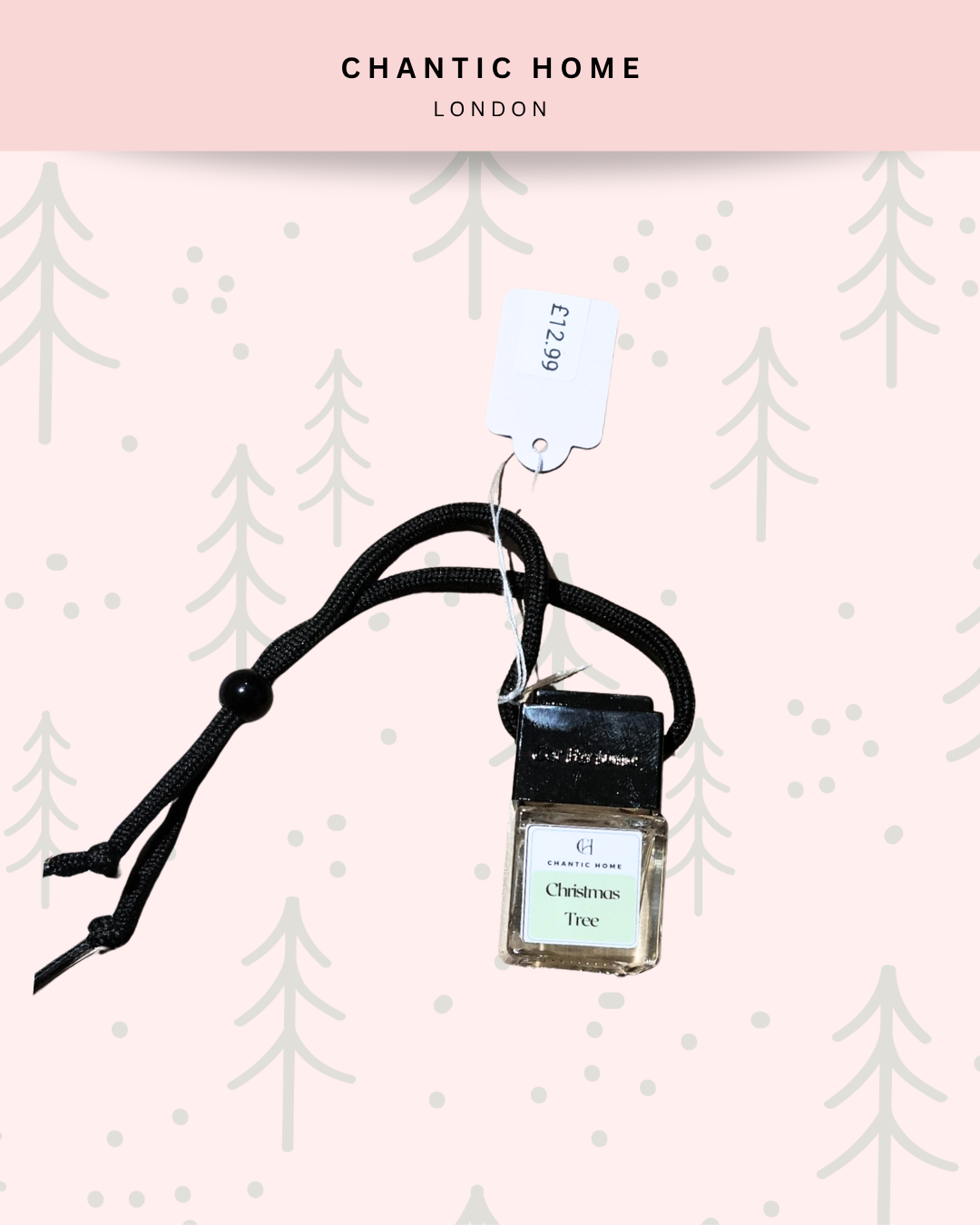 Christmas Tree Car Diffuser Refill | Luxury Car Diffuser Fragrance | Vegan | Pet-Safe | Chantic Home