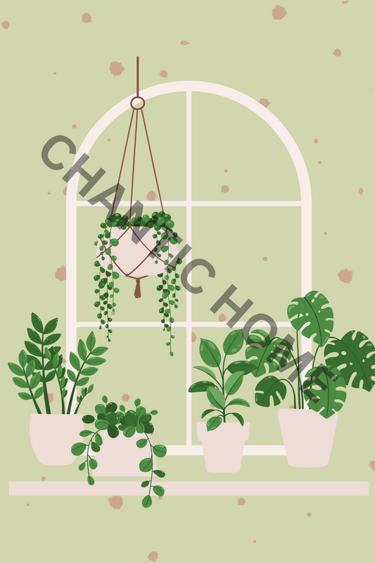 Planted Plants Art Print, Plant Print