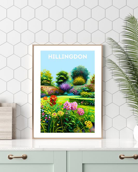 Hillingdon Travel Print - Eastcote Gardens