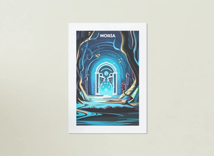 Moria Art Print, Fantasy Print