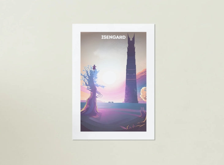 Isengard Art Print, Fantasy Print