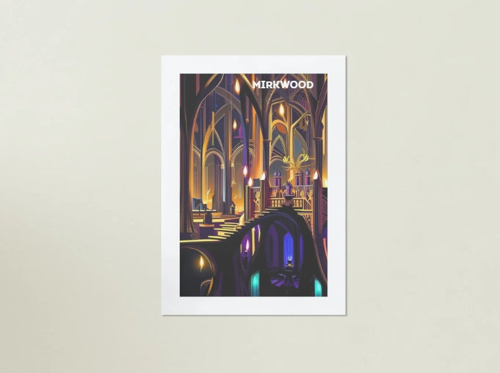 Mirkwood Art Print, Fantasy Print