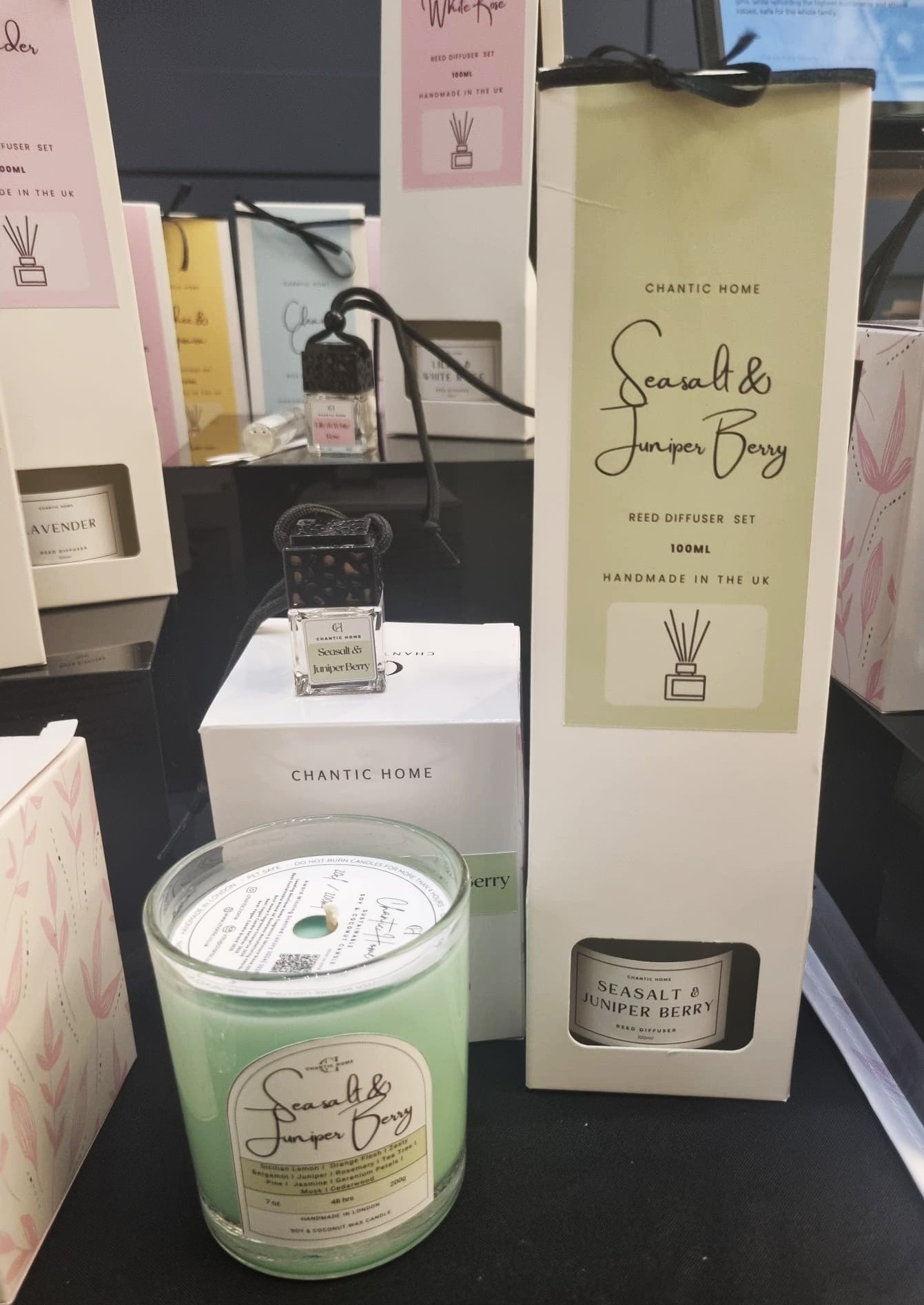 Seasalt & Juniper 20cl | Vegan Soy Candle | Pet-Safe Luxury Home Fragrance | Chantic Home