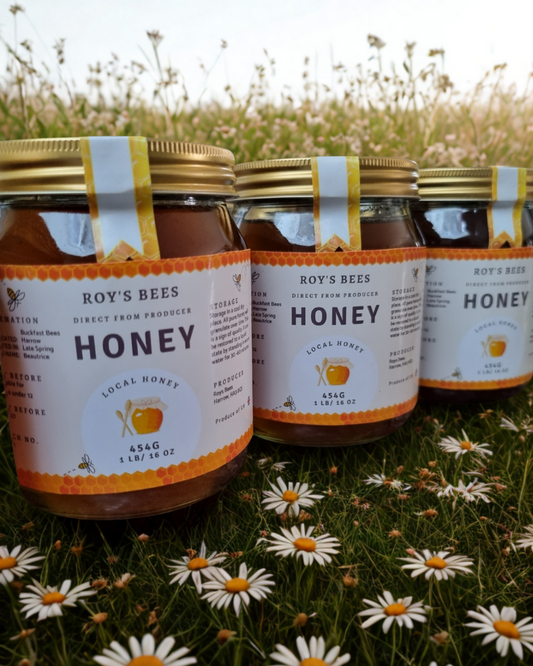 Roy's Bees 🐝 - Local Harrow Honey 424g/ 1lb