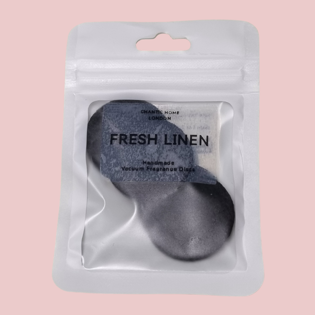 Fresh Linen Vacuum Fragrance Discs | Luxury Fragrance | Vegan | Pet-Safe | Chantic Home