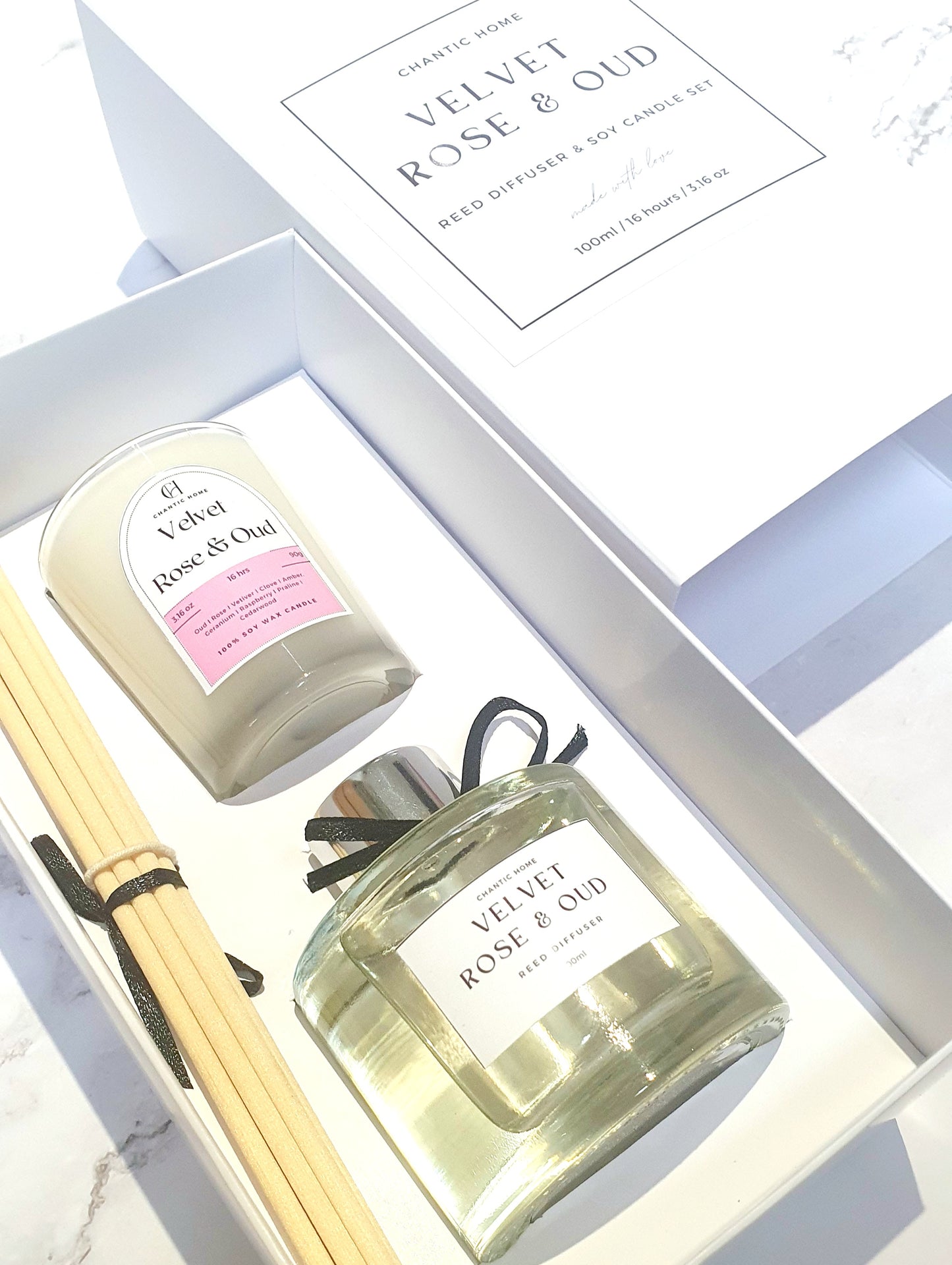 Handmade Diffuser & Candle Gift Set