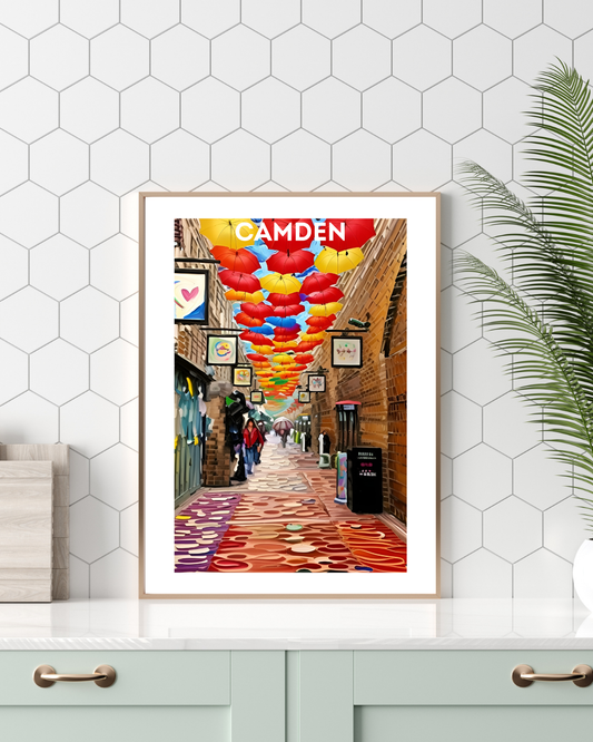 Camden Travel Print - Camden Market