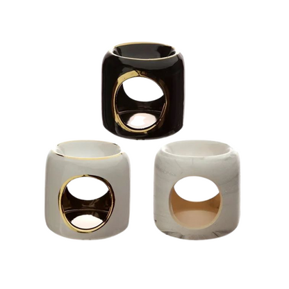 Ceramic Wax Melt Burners - White | Sustainable, Pet Safe & Natural Home Fragrance | Chantic Home