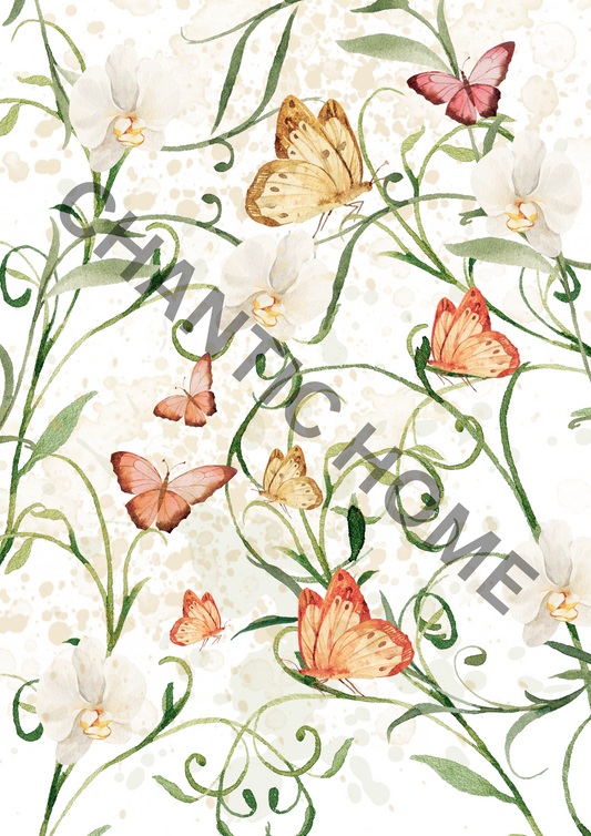 Digital Art - Butterfly Garden [A4 Printable Wall Art]