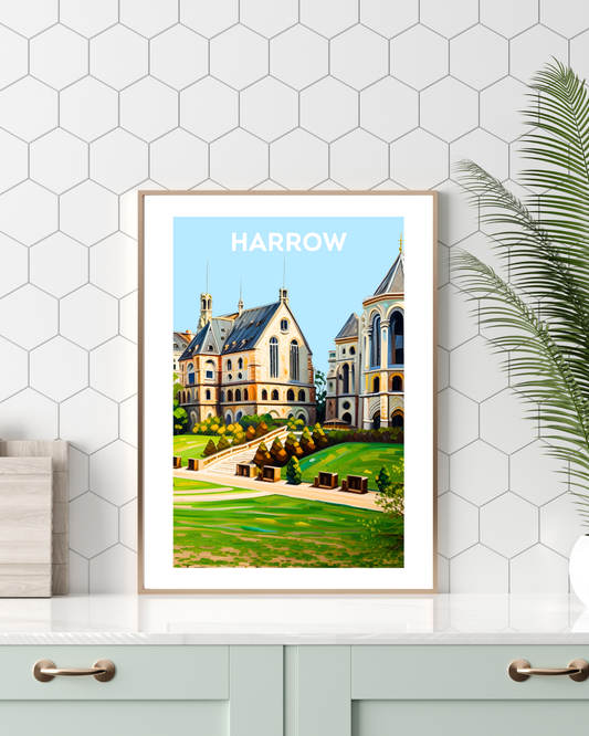 Harrow Travel Print - Harrow School