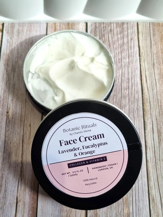 Botanic Rituals - Face cream (Collagen, Vit E - Lavender, Eucalyptus & Orange)