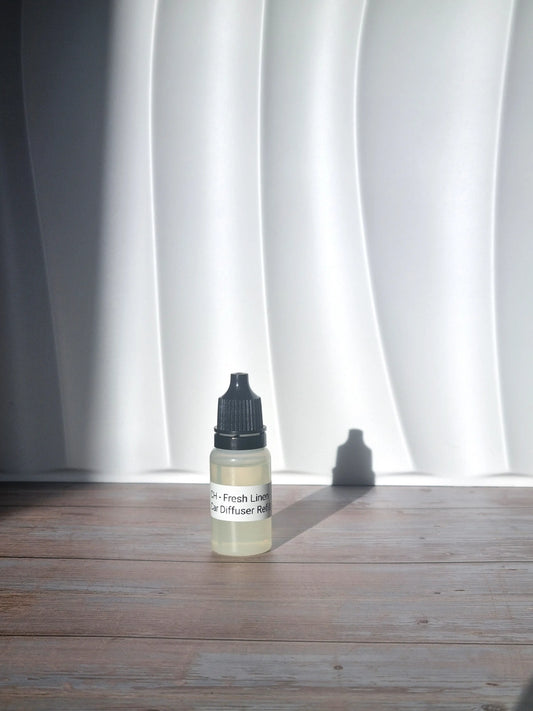 Fresh Linen Car Diffuser Refill | Luxury Car Diffuser Fragrance | Vegan | Pet-Safe | Chantic Home