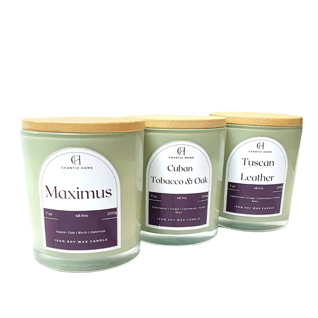 Scented Candles for men Candle Vegan friendly Soy and Coconut Wax Petsafe Candles in Harrow