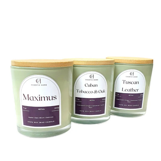 Scented Candles for men Candle Vegan friendly Soy and Coconut Wax Petsafe Candles in Harrow