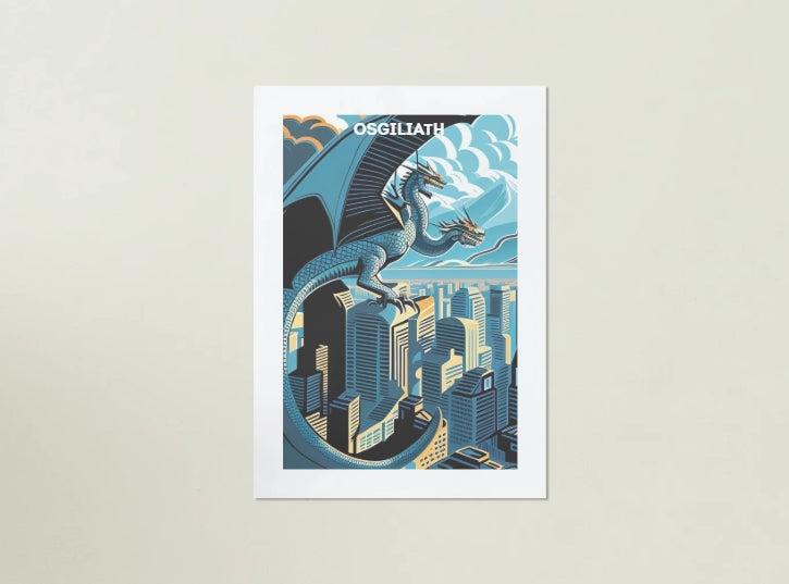 Osgiliath Art Print, Fantasy Print