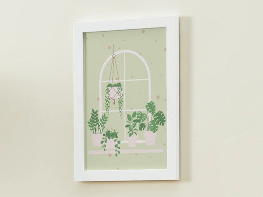 Planted Plants Art Print, Plant Print