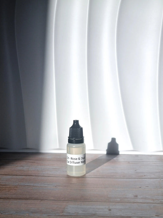 Velvet Rose & Oud Car Diffuser Refill | Luxury Car Diffuser Fragrance | Vegan | Pet-Safe | Chantic Home