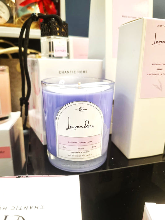 Lavender 20cl | Vegan Soy Candle | Pet-Safe Luxury Home Fragrance | Chantic Home
