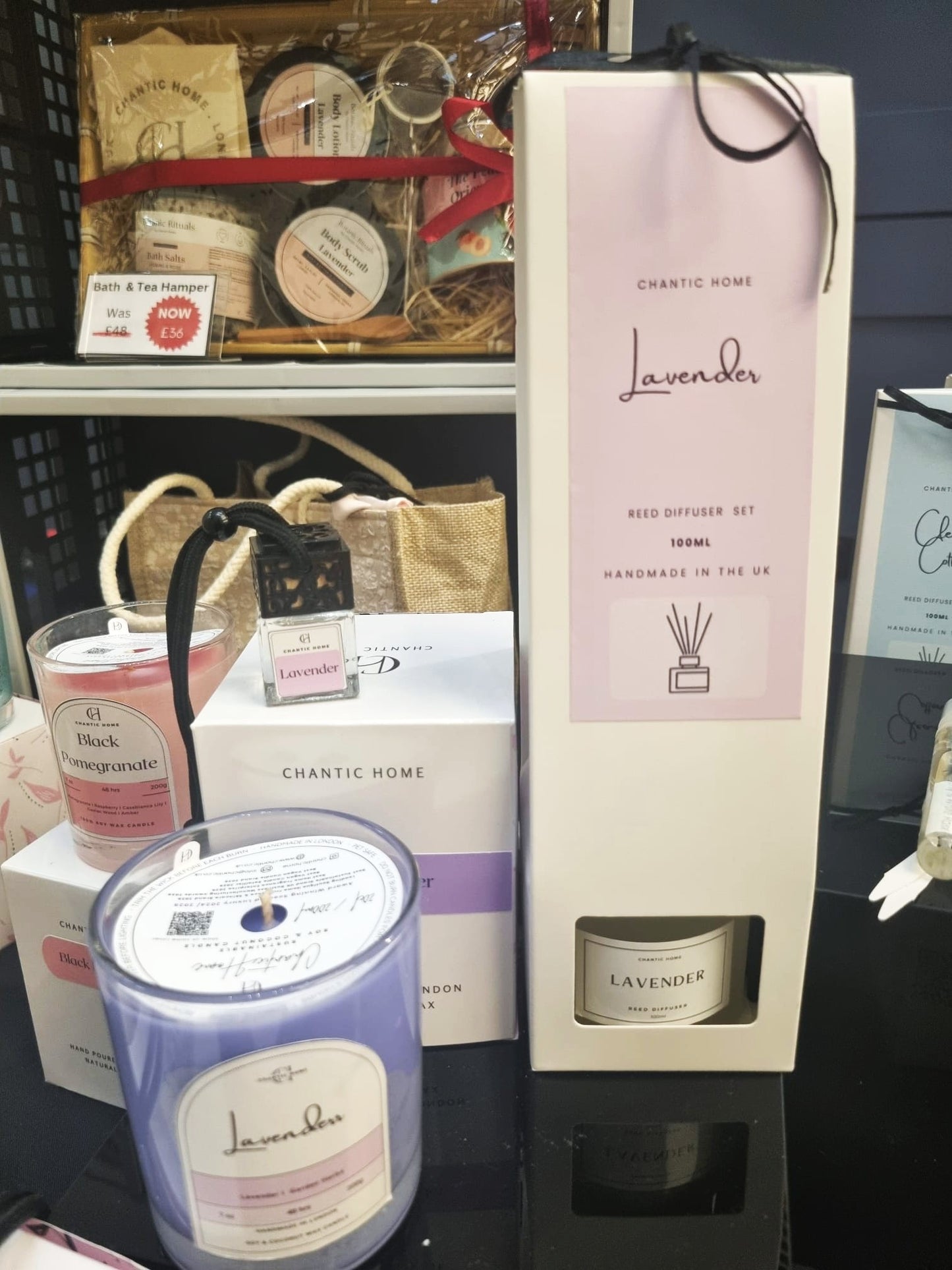 Lavender 10cl/ 100ml | Vegan Reed Diffuser Set | Pet-Safe Luxury Home Fragrance | Chantic Home