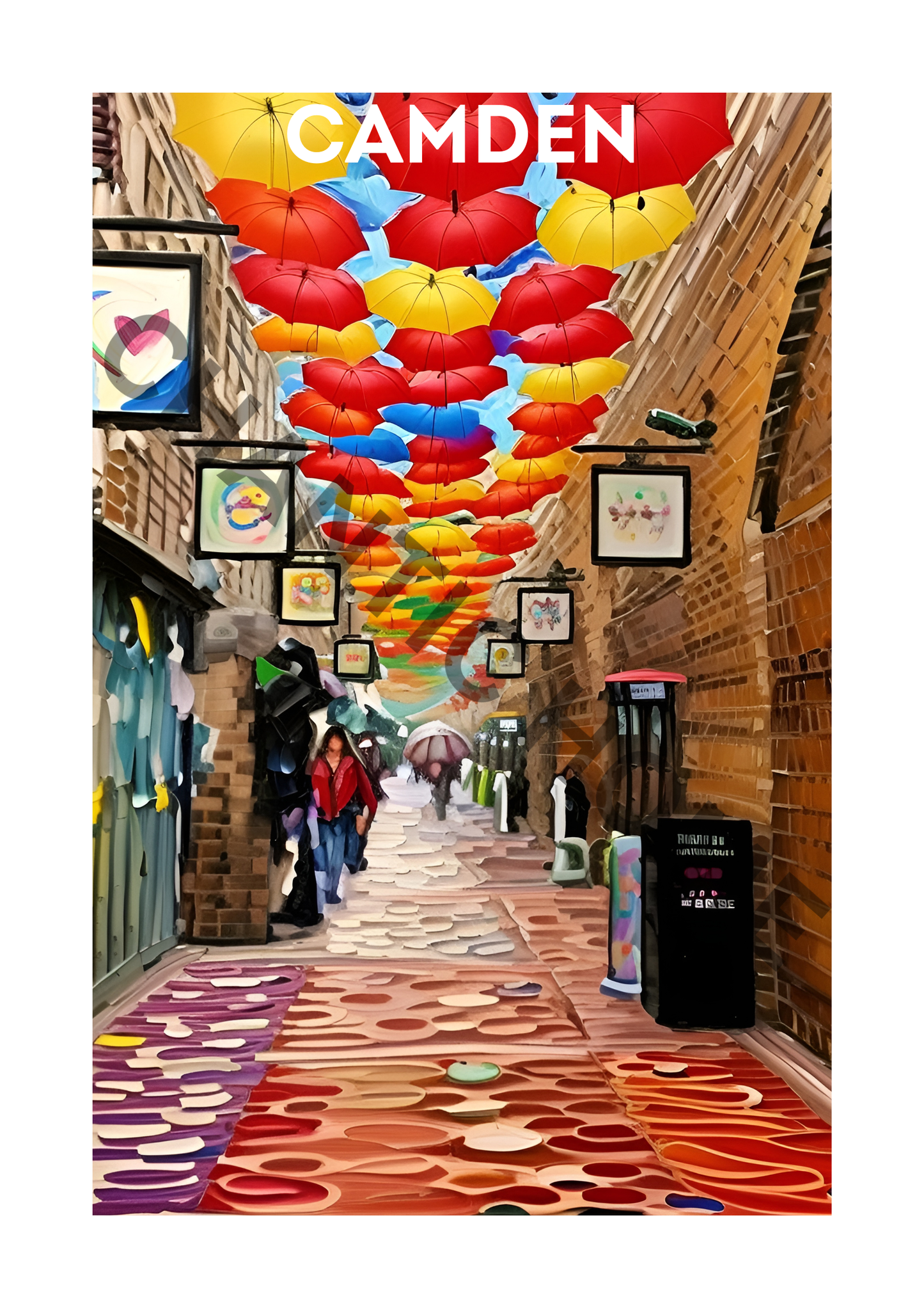 Camden Travel Print - Camden Market