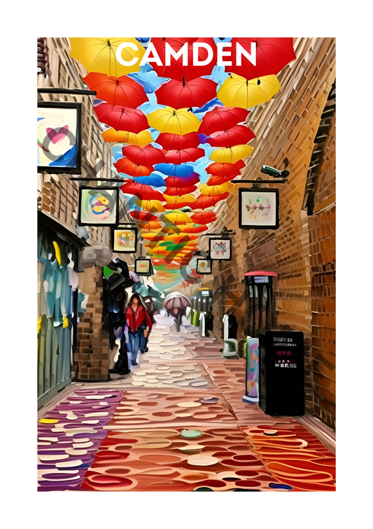 Camden Travel Print - Camden Market