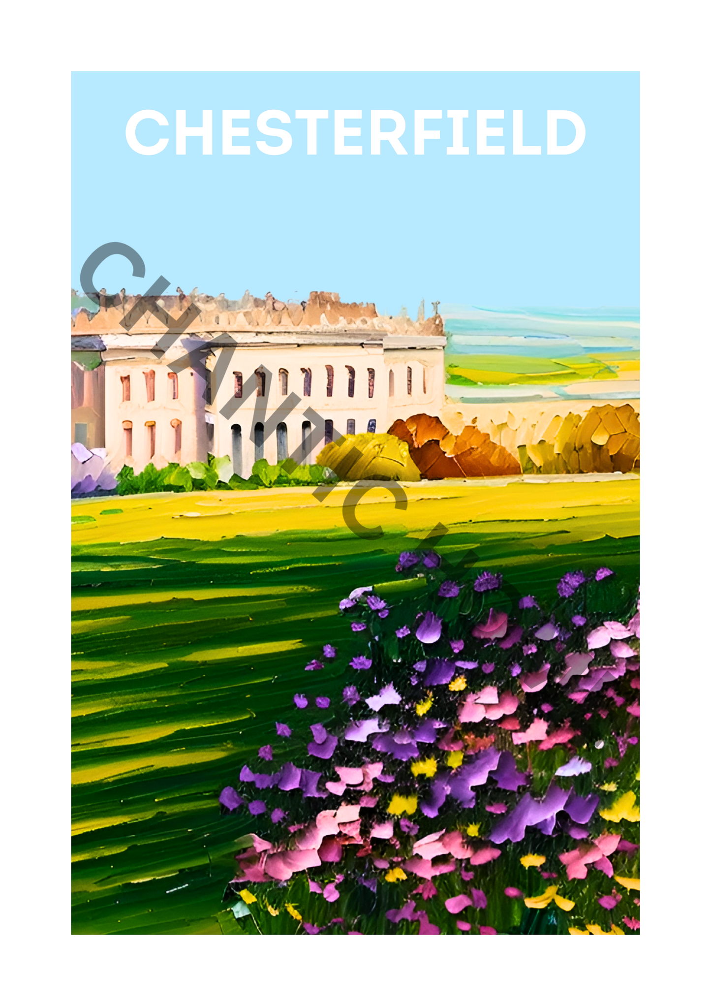 Chesterfield Print - Chatsworth House