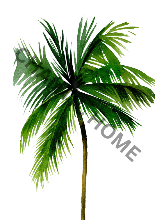 Digital Art -Palm Tree [A4 Printable Wall Art]