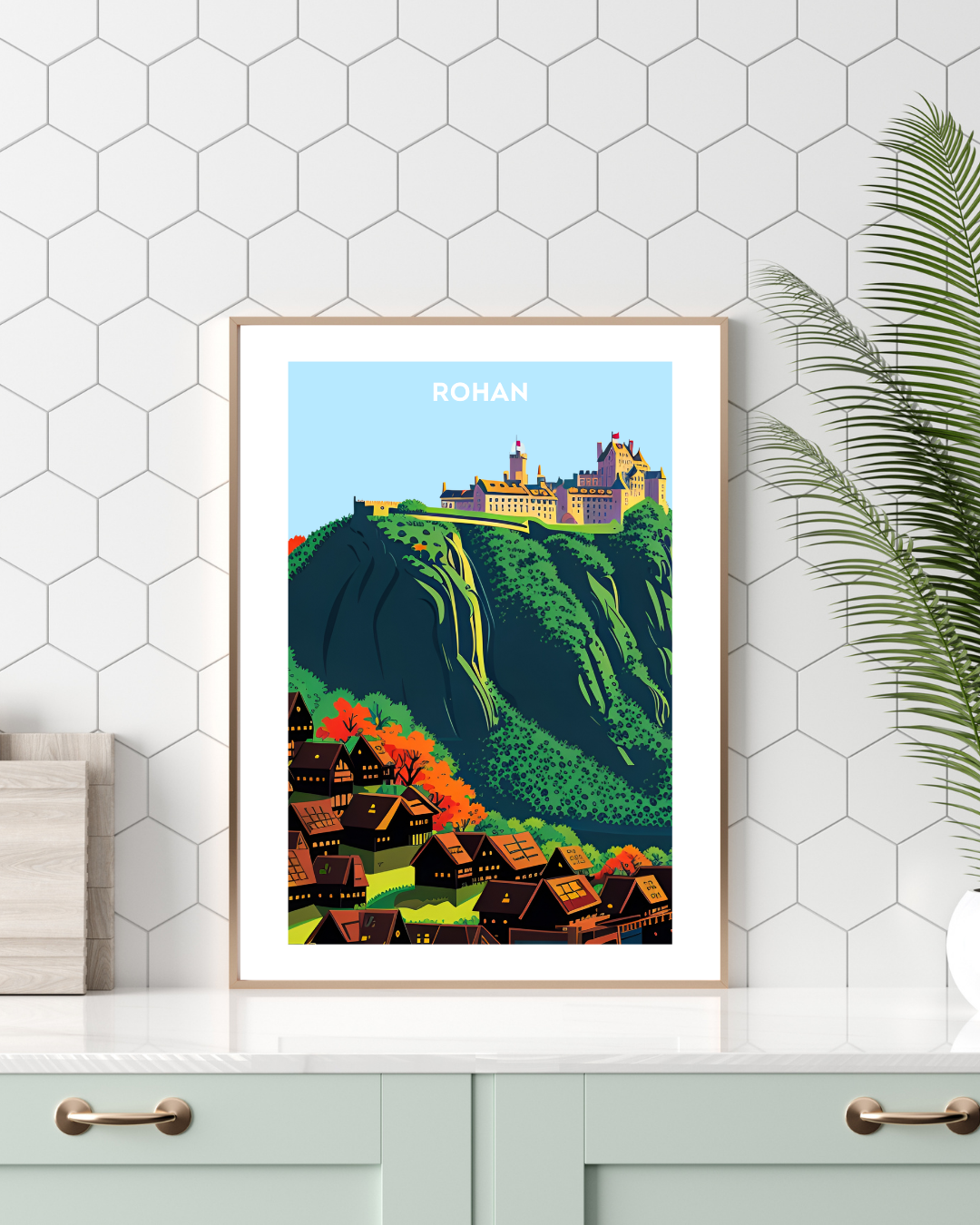 Lord of the Rings Print- Rohan, Fantasy Print, LOTR