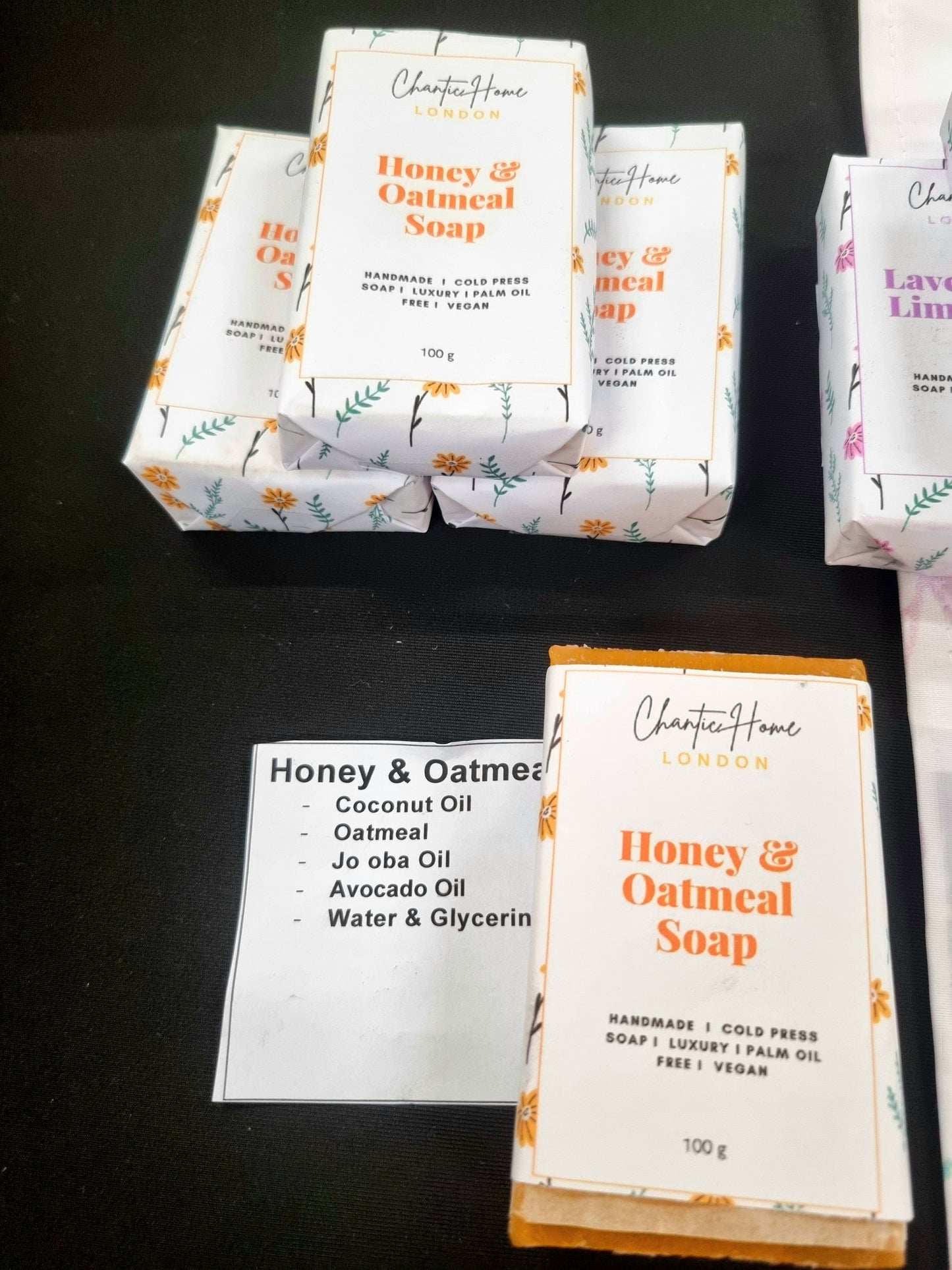Honey & Oatmeal I Artisan Handmade Soap
