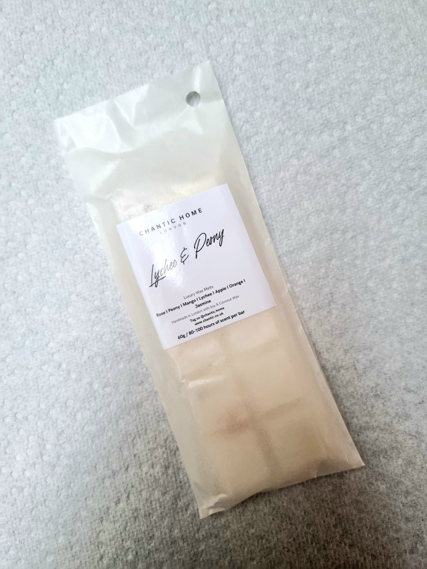 Lychee & Peony Wax Melt Snap Bar | Sustainable, Pet Safe & Natural  Home Fragrance | Chantic Home